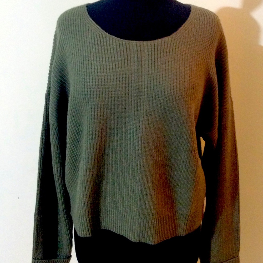 Bar III Crop Sweater - Picture 2 of 5